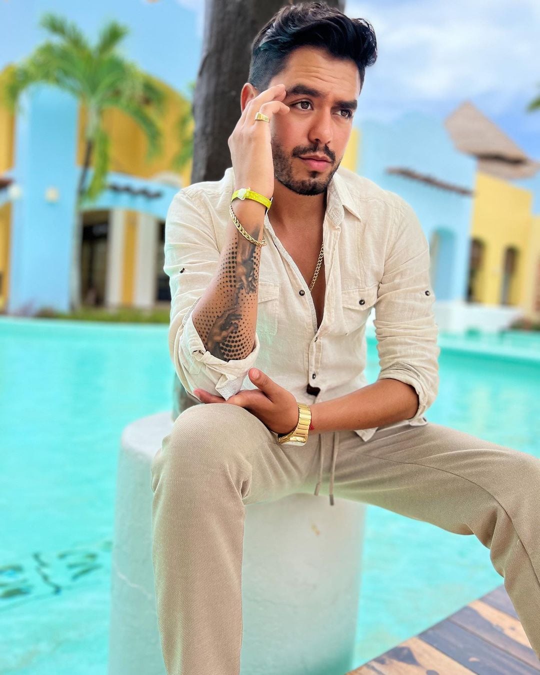 Omar Núñez, influencer exnovio de Tammy Parra.