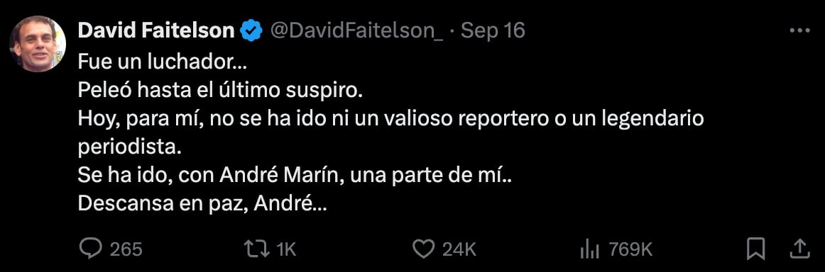 X de David Faitelson