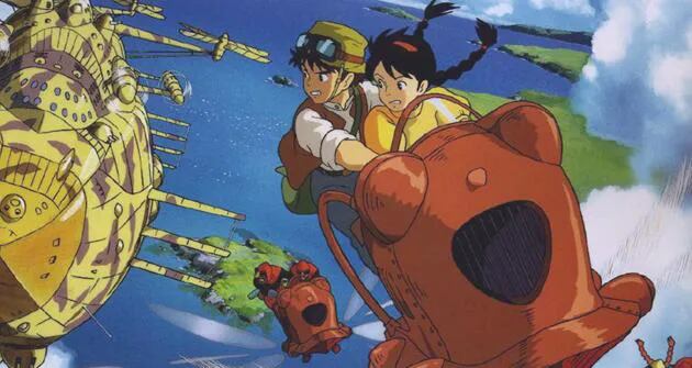 El Castillo en el Cielo de Studio Ghibli