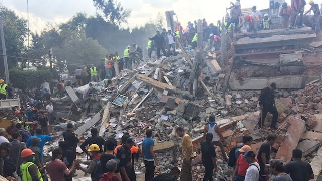 Sismo del 19 de septiembre de 2017 en la CDMX