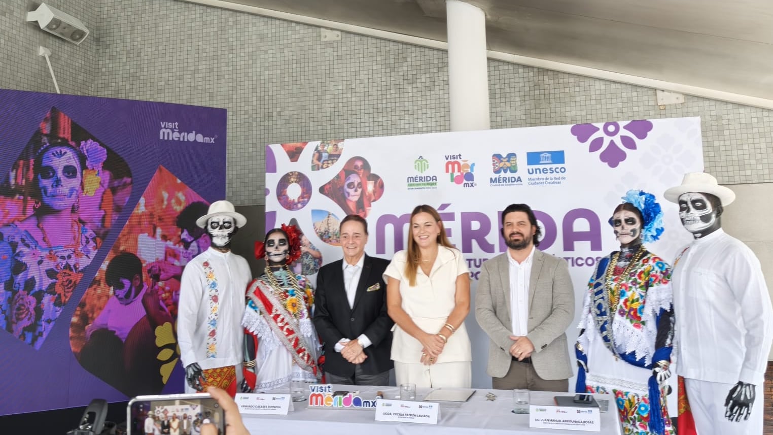 Cecilia Patrón presenta la cartelera de eventos culturales, deportivos y gastronómicos en Mérida