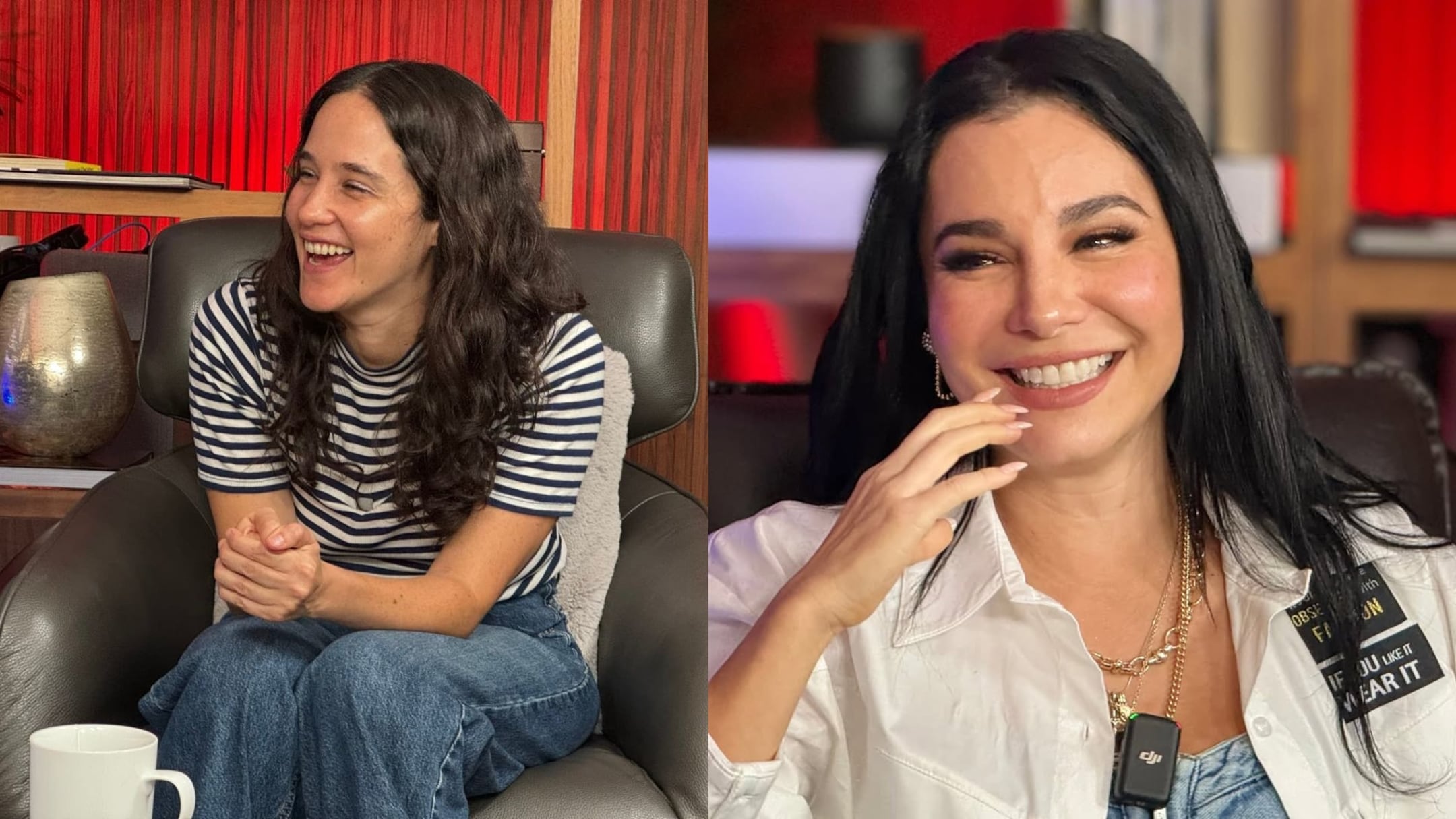 Martha Higareda y Ximena Sariñana se reencontraron a 22 años de ser hermanas en Amar te duele