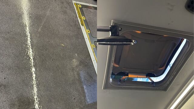 Lluvia en el Metrobús CDMX