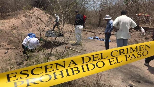 Hallazgo de fosas clandestinas en Sinaloa