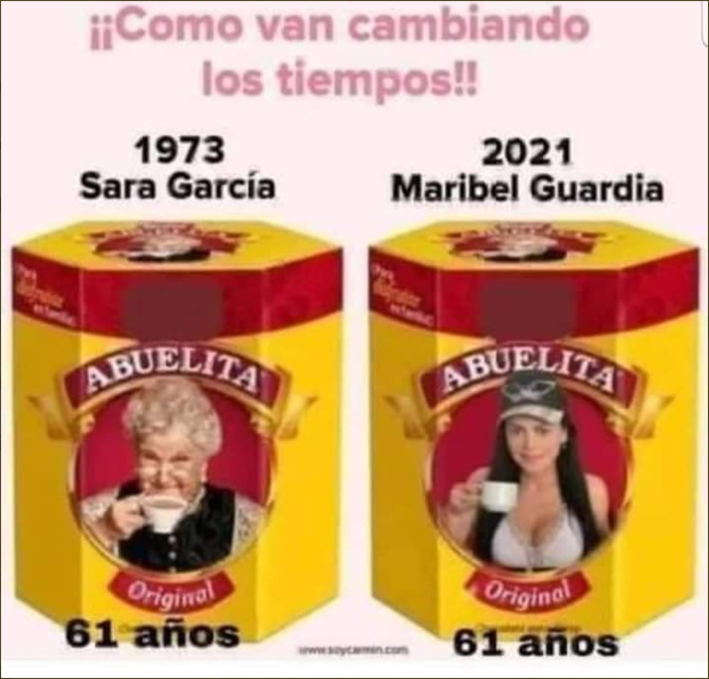 Meme de Maribel Guardia