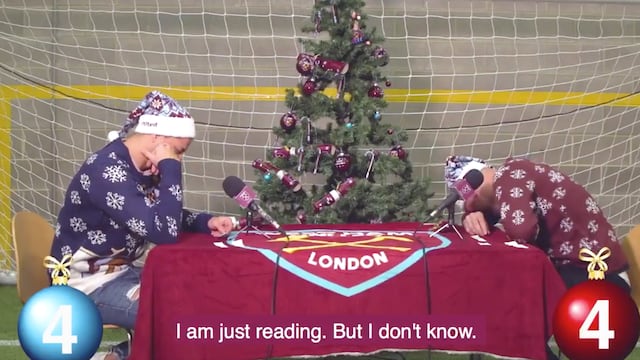 Chicharito y Zabaleta empataron en la competencias de chistes