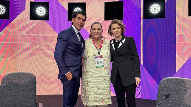 Denise Maerker y Manuel López San Martín fueron los moderadores del primer debate presidencial