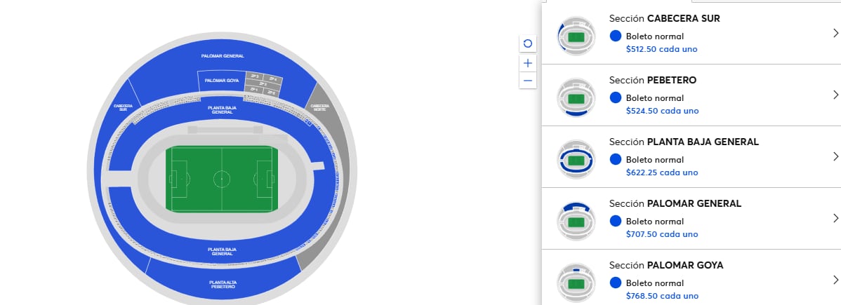 En internet ya están listos para la venta los boletos del Pumas vs Chivas