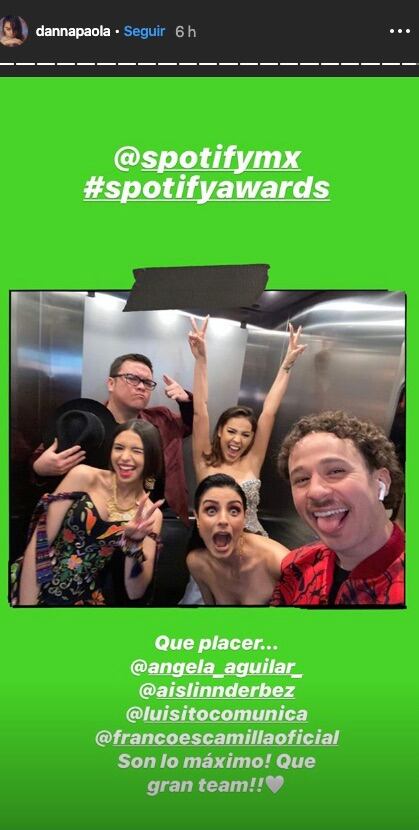 Conductores de los Spotify Awards 2020