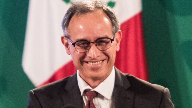 Hugo López-Gatell en la conferencia de Covid-19