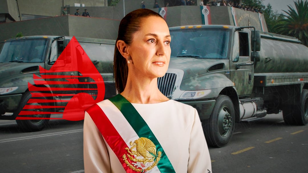 Claudia Sheinbaum anuncia traspaso de pipas de Sedena a Pemex para agilizar traslado de combustible; negó desabasto