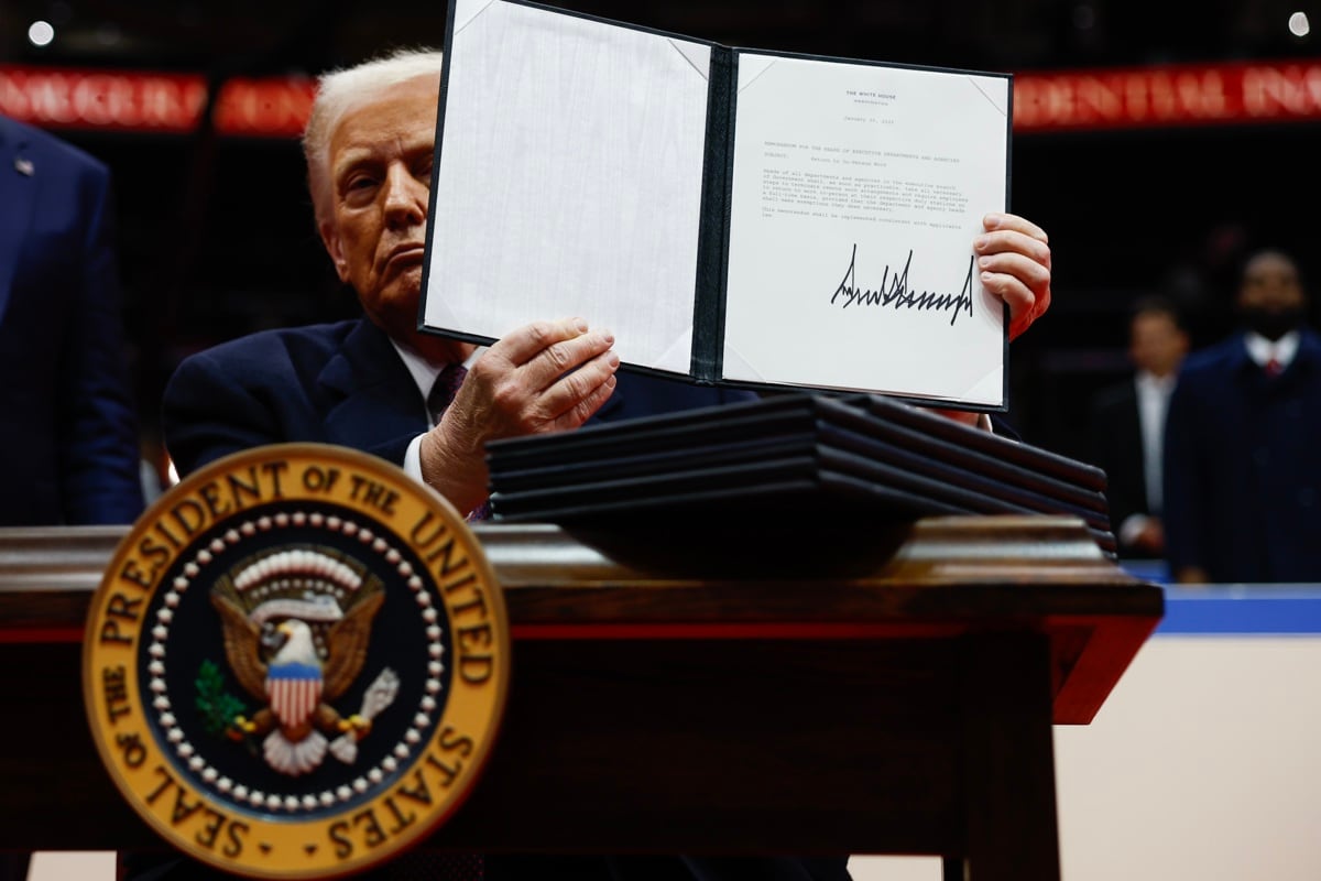 Donald Trump, presidente de Estados Unidos