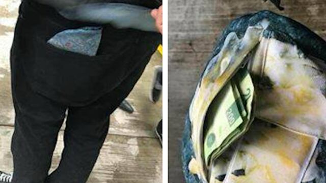 Cartera de quesadilla.