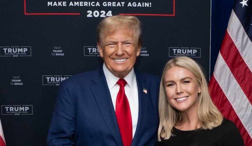 Karoline Leavitt, secretaria de prensa de Donald Trump