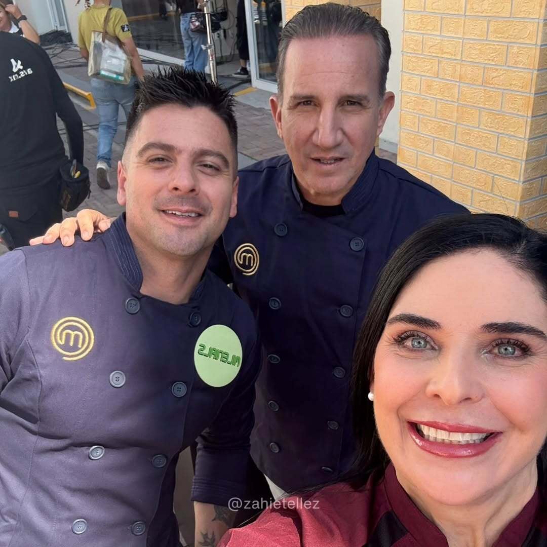 Zahie Téllez y Plutarco Haza en MasterChef Celebrity 2025