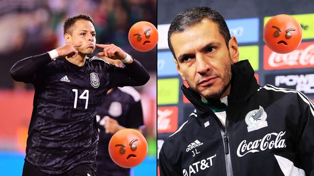 Javier Chicharito Hernández y Jaime Lozano