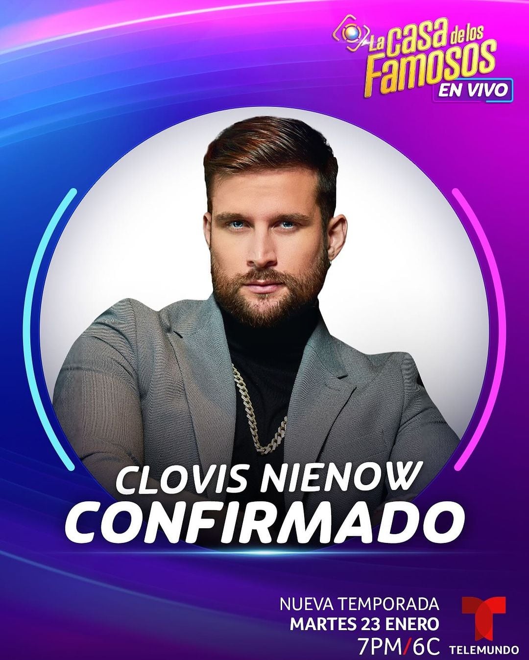 Clovis Nienow es el décimo habitante de La Casa de los Famosos