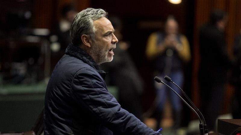 El diputado por Morena, Alfonso Ramírez Cuellar.
