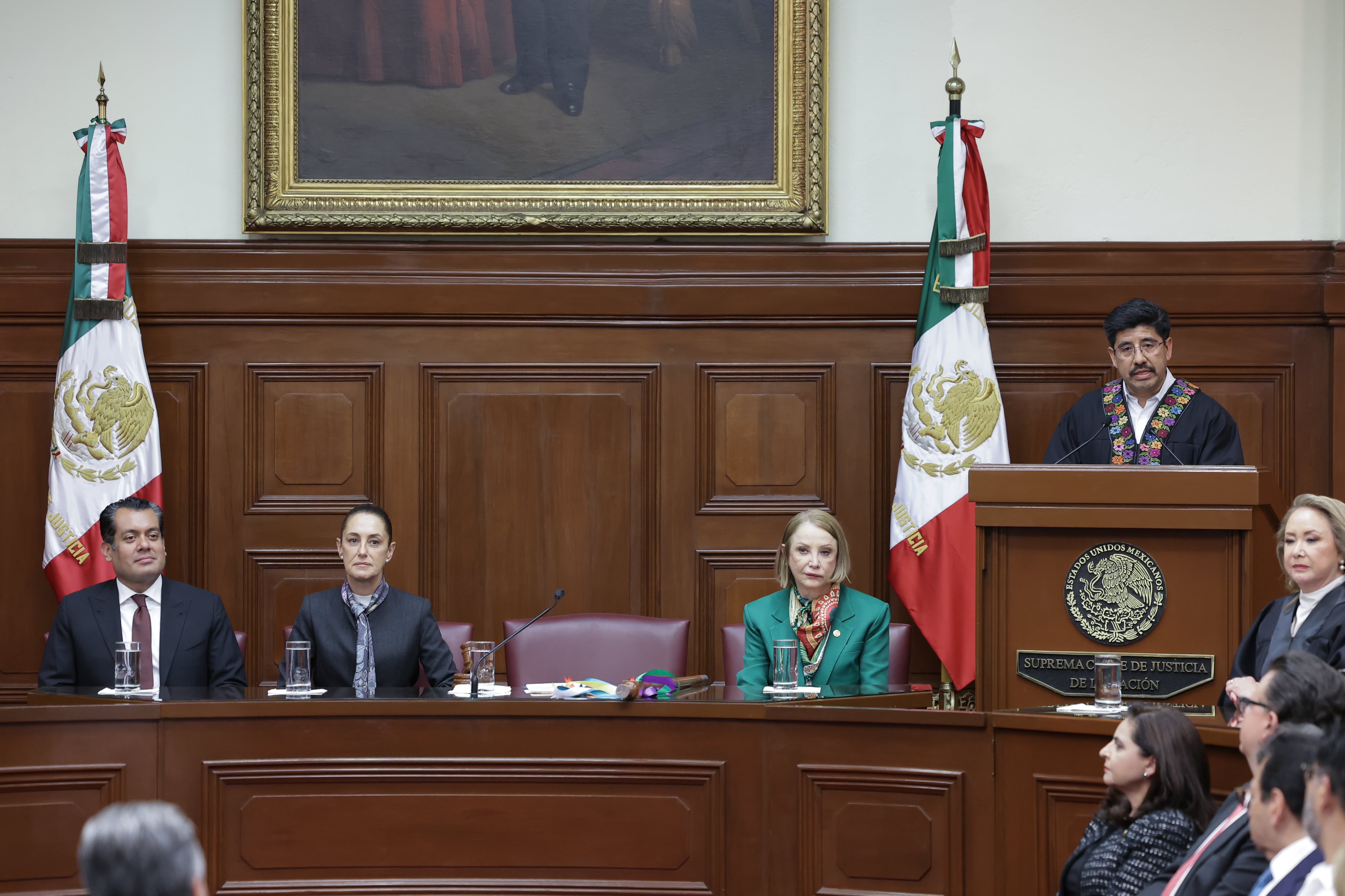 Hugo Aguilar Ortíz, ministro presidente de la SCJN, anuncia acciones de austeridad