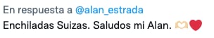 Alan Estrada hace tendencia las Enchiladas y los usuarios responden