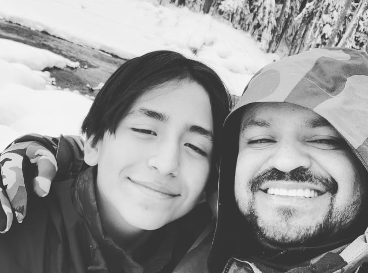Papá de Christian Nodal y su hermano Alfonso.