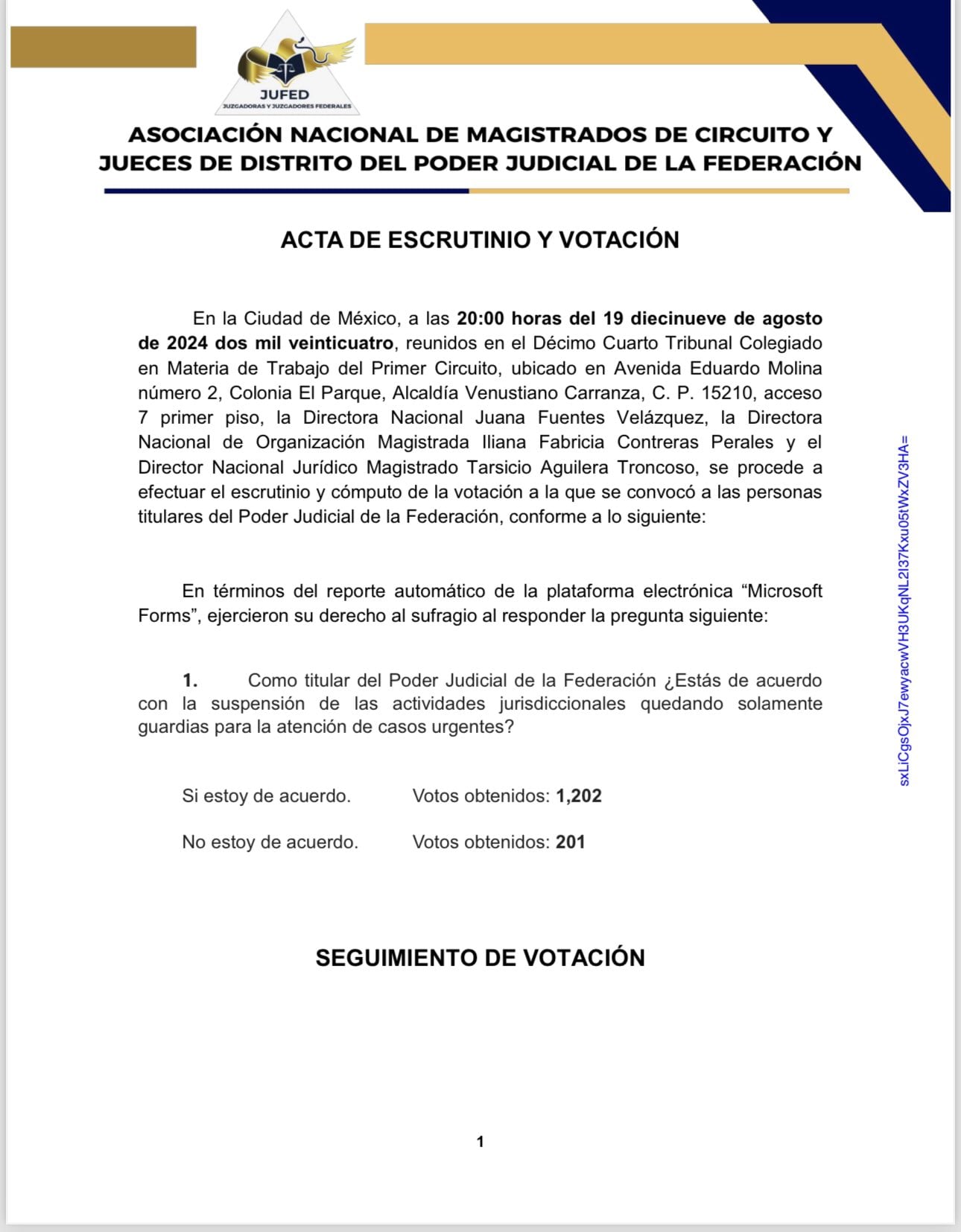 Juzgadoras y Juzgadores Federales
