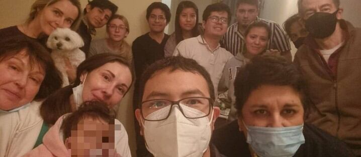 Mexicanos que salen de Ucrania