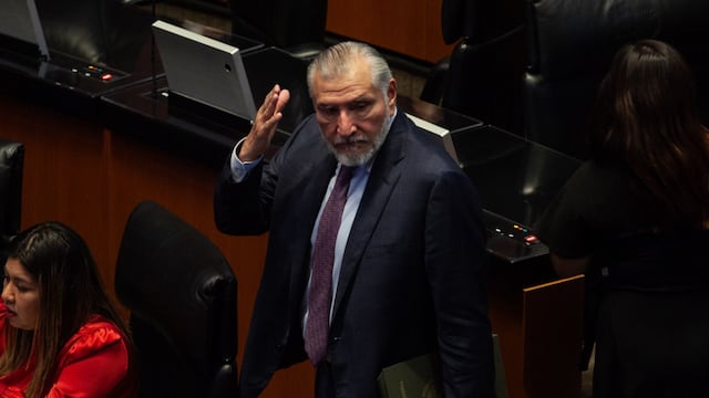 Adán Augusto López, coordinador del grupo parlamentario de Morena en la Cámara de Senadores
