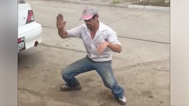 Bailarín callejero.