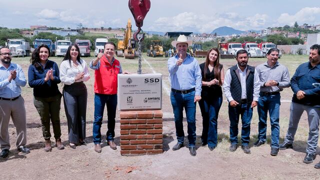 Esteban Villegas inicia obra del Hospital General en Santiago Papasquiaro