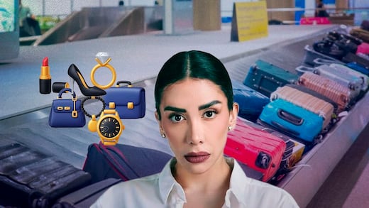Karime Pindter denuncia robo artículos de lujo de su maleta en aeropuerto