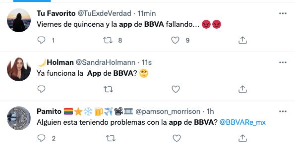 Reportan fallas en app de BBVA