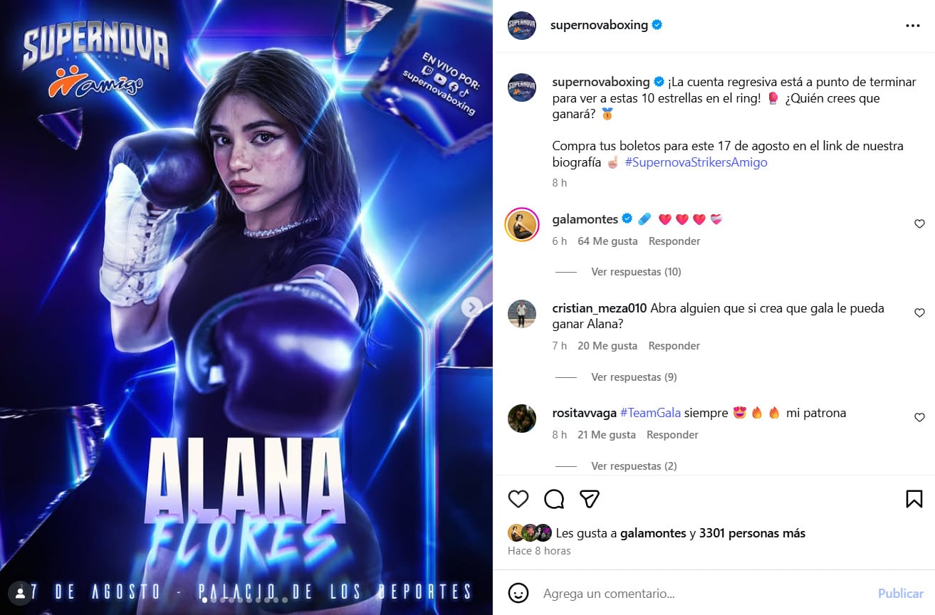 Pelea Alana Flores vs Gala Montes