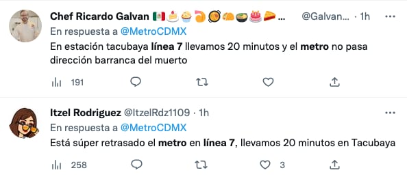 Usuarios reportan hasta media hora de retrasos por suspensión de servicio en la Línea 7