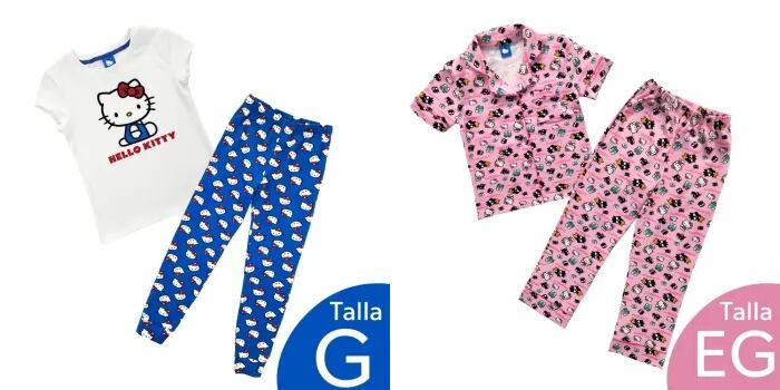 Pijamas de Hello Kitty y sus amigos