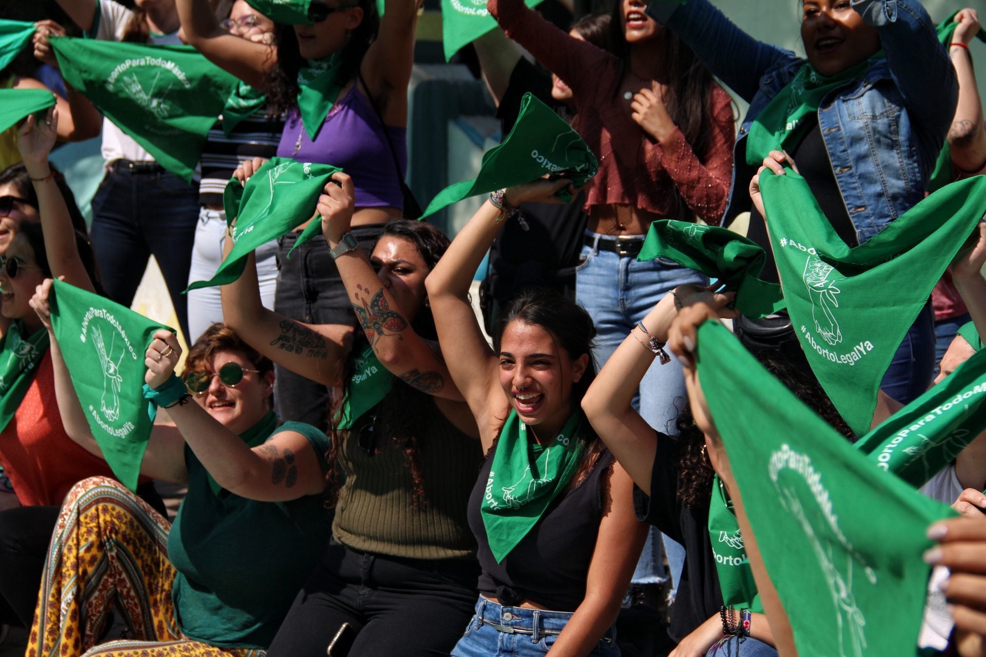 Pañuelazo en CDMX.