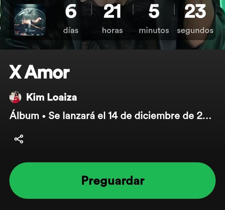Kim Loaiza prepara también un nuevo disco para el 2024