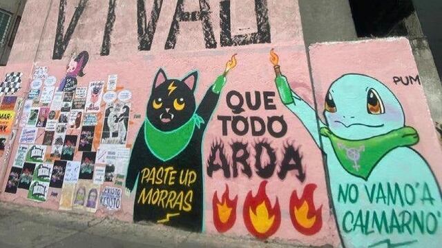 Mural de Paste Up Morras