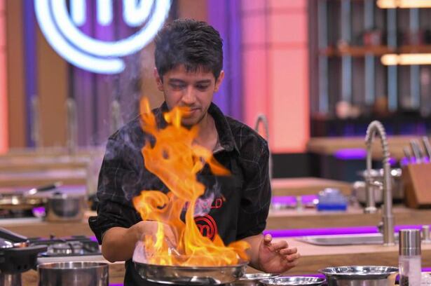 Harold Azuara en MAsterChef Celebrity