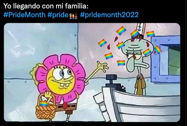 Meme del pride month.