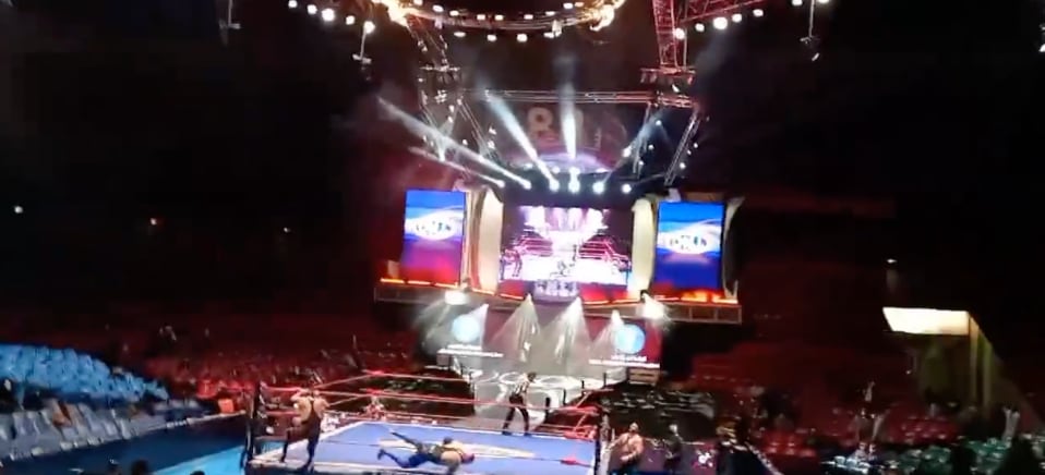Sismo en la Arena México