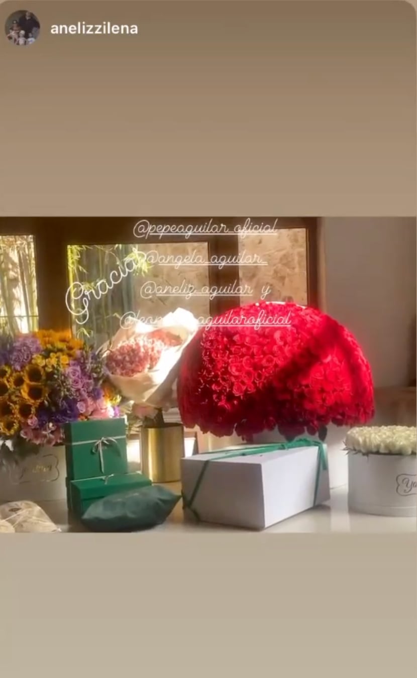 Ángela y sus hermanos festejaron a su mamá