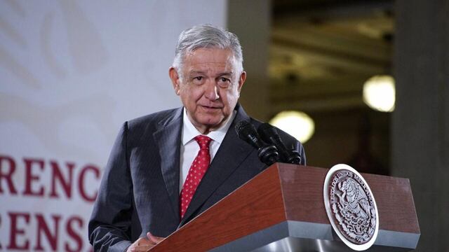 El presidente López Obrador responde preguntas de la prensa en Palacio Nacional