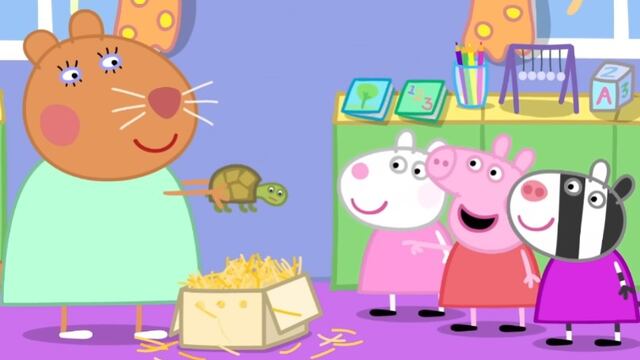 Peppa Pig aprende de tortugas