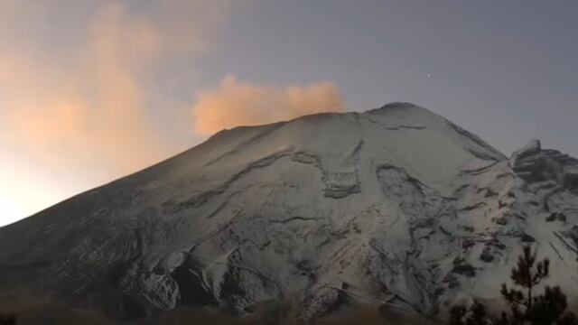 Volcán Popocatépetl el 17 de enero