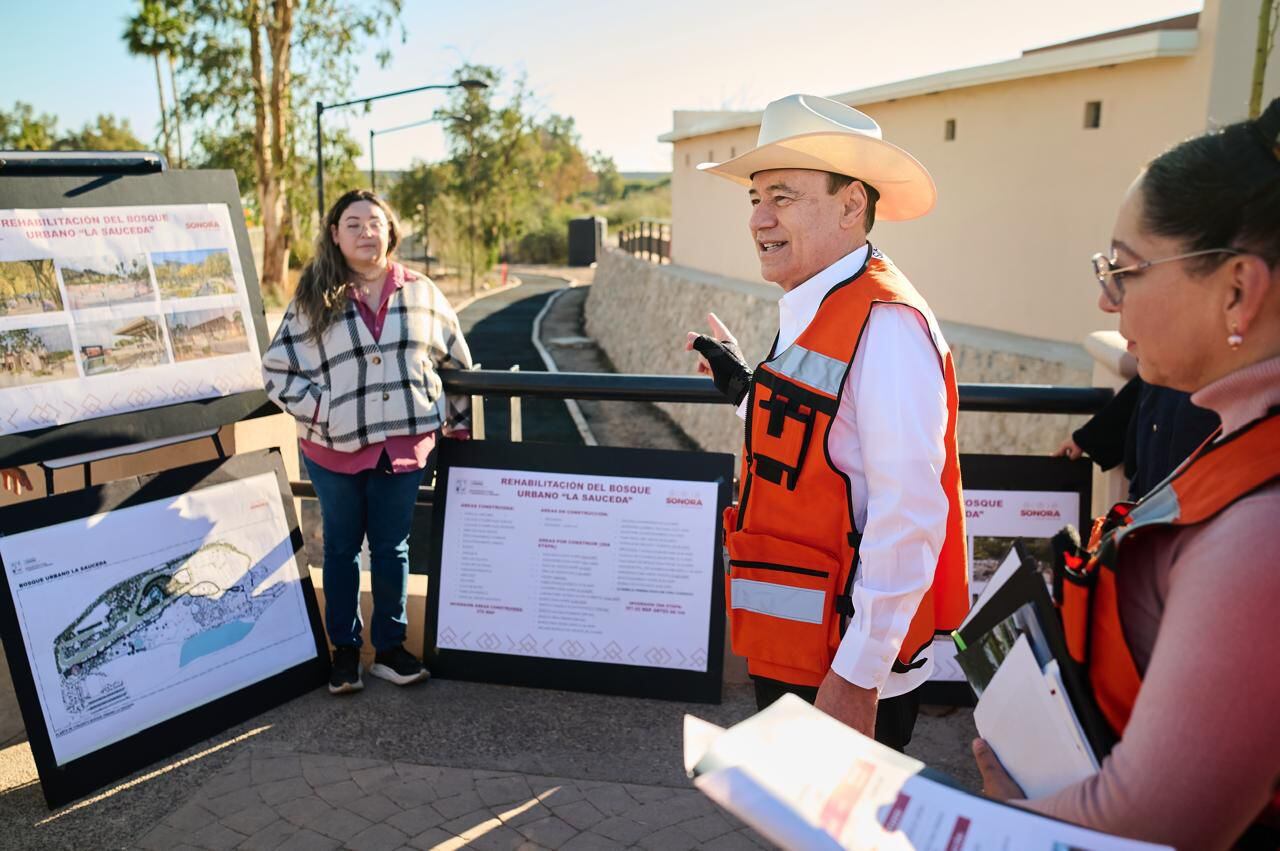 Alfonso Durazo impulsa rehabilitación de La Sauceda y reabrirá La Burbuja.