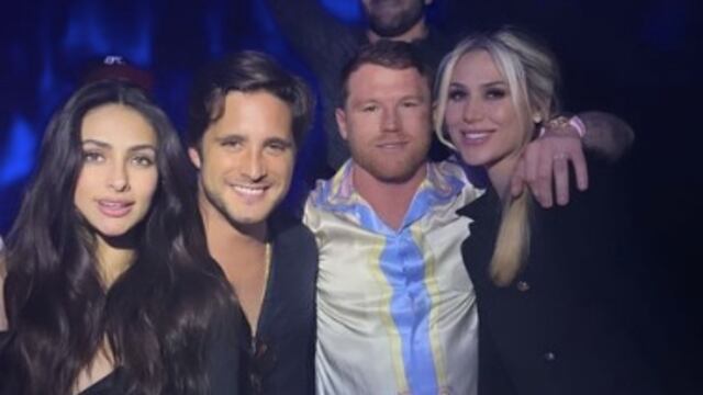 Canelo Álvarez se fue de fiesta con Diego Boneta