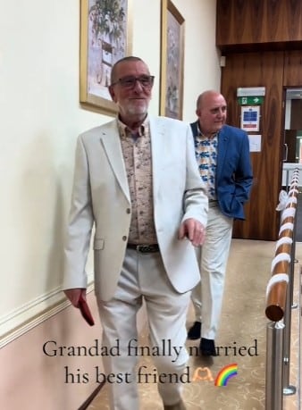 Abuelo se casó con su mejor amigo después de años
