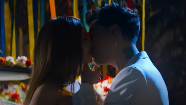 Karol Sevilla y Mario Bautista protagonizan con besos los videos de ‘Anónimo’