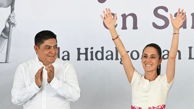 Ricardo Gallardo y Claudia Sheinbaum